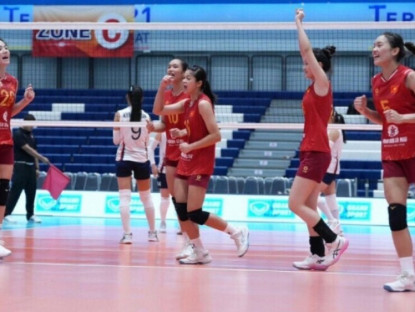 Thể thao - Dàn chân dài U18 bóng chuyền nữ Việt Nam hạ Philippines 3-0, tiến thẳng bán kết