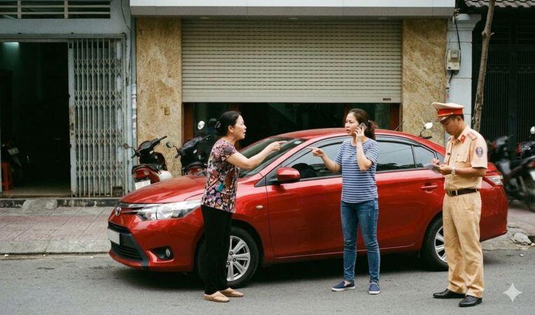 Đỗ xe ô tô trước nhà người khác sao cho hợp tình hợp lý? - 3