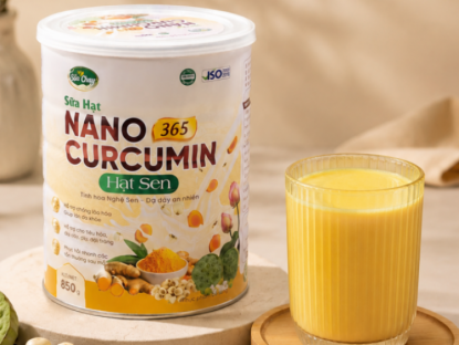 Thông tin doanh nghiệp - Sữa hạt Nano Curcumin Hạt Sen 365 cứu tinh cho cơ thể có thói quen ăn uống không lành mạnh