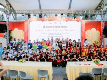 Thông tin doanh nghiệp - Hà Nội có thêm không gian vui chơi sáng tạo từ vật liệu thân thiện môi trường tại Phố Sách 19/12
