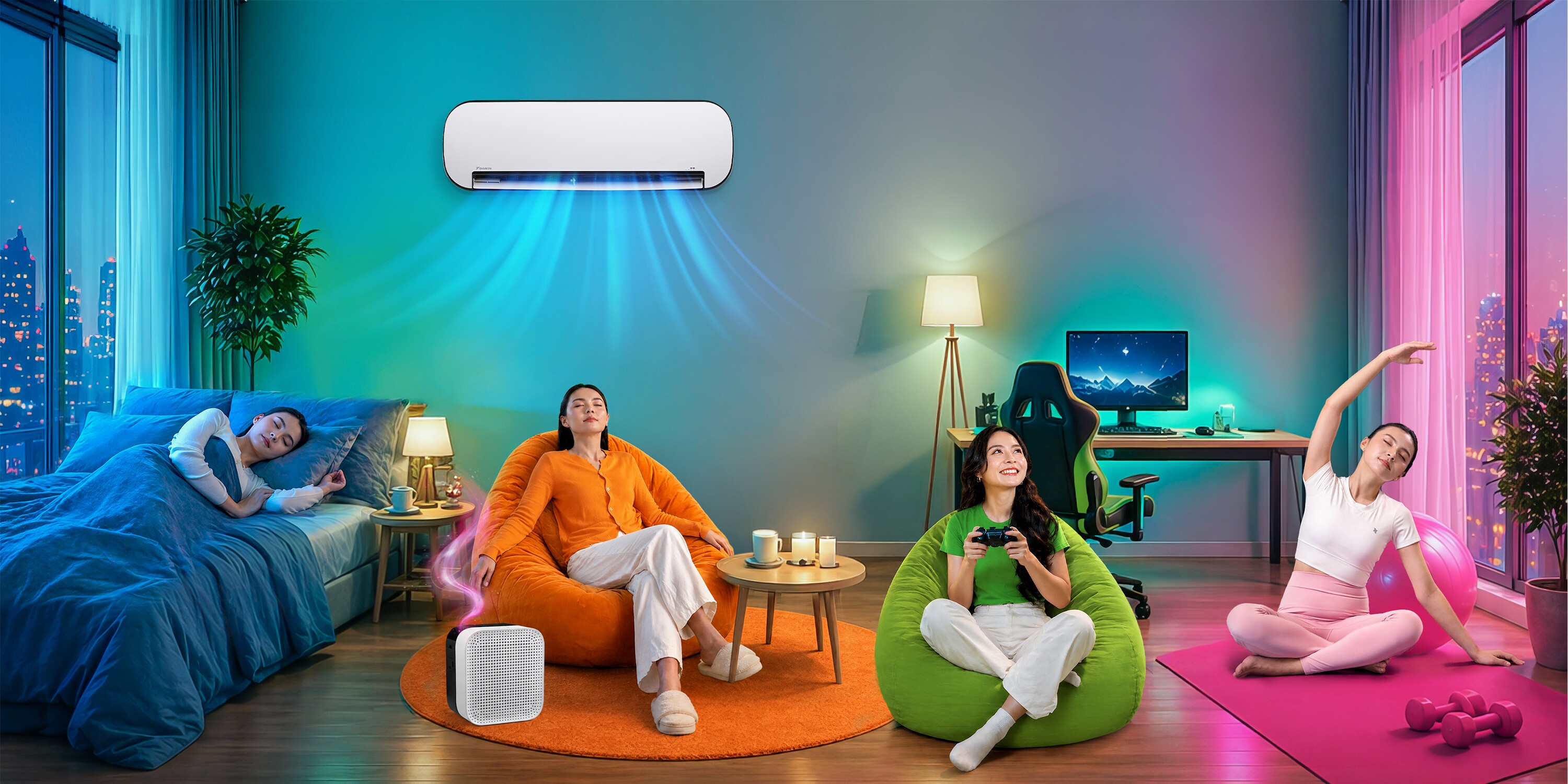 Điều hòa Daikin AIR CREATOR: Khi môi trường sống được tạo nên từ ánh sáng, âm thanh và không khí - 1
