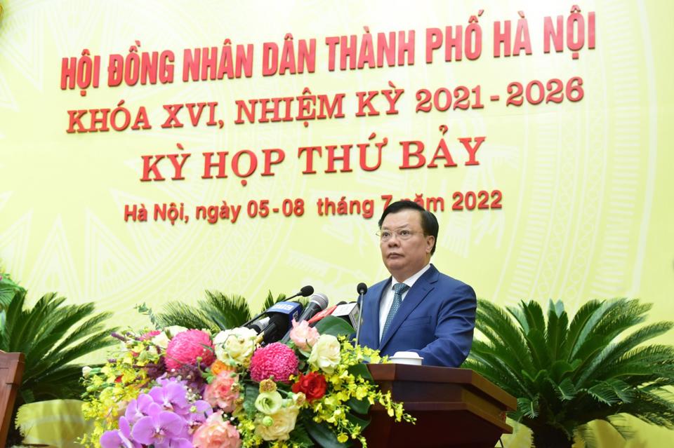 Bí thư Thành uỷ Hà Nội Đinh Tiến Dũng đề nghị đại biểu tập trung vào các vấn đề lớn và khó - 1