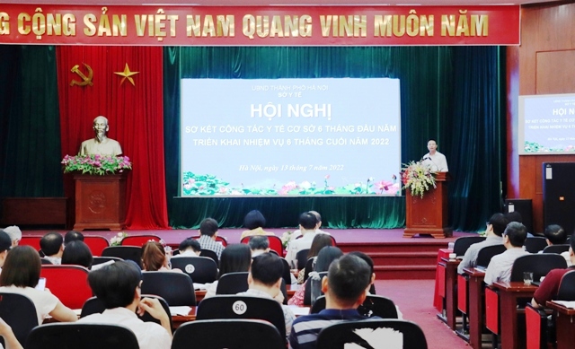 Sở Y tế Hà Nội tổ chức hội nghị sơ kết công tác y tế cơ sở 6 tháng đầu năm và triển khai nhiệm vụ trong thời gian tới - 1