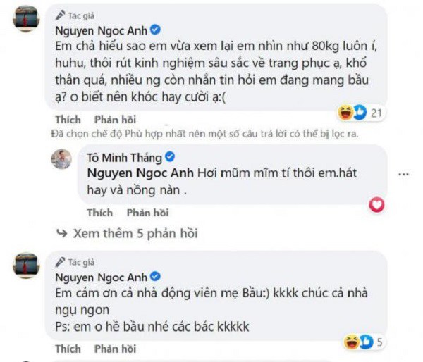 Người mũm mĩm với vòng 2 lớn, ca sĩ Ngọc Anh vướng nghi vấn mang thai lần 3 - 5