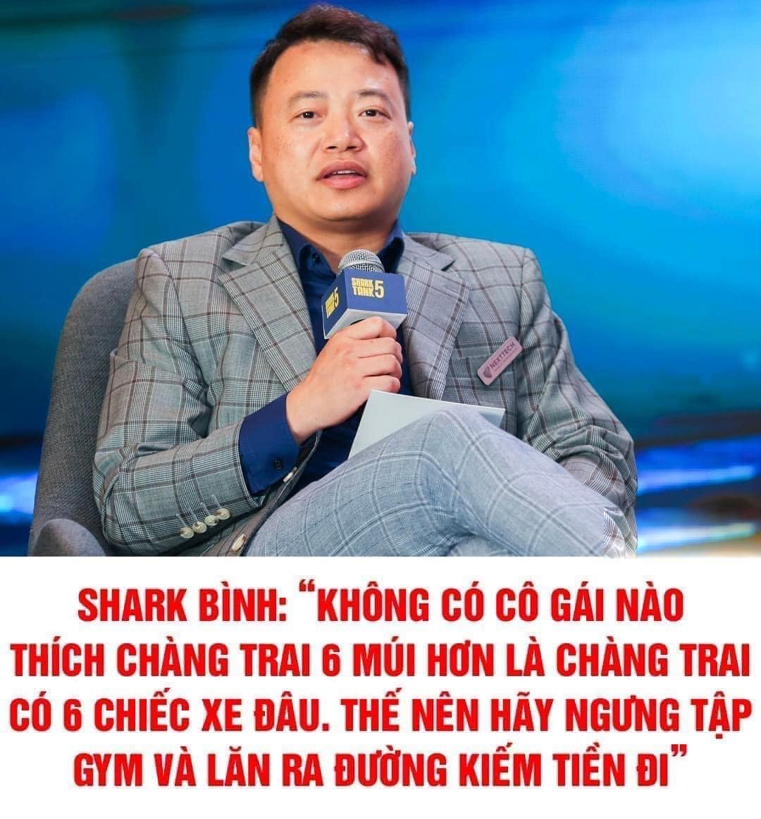 Shark Bình nói “trai có 6 chiếc xe vẫn hấp dẫn con gái hơn trai 6 múi”, Cao Thái Sơn liền lên tiếng - 1