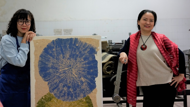 Nguyễn Mỹ Ngọc: Thỏa sức vẽ những thiên nhiên, những khát khao, những tận cùng của một không gian đa sắc màu - 1