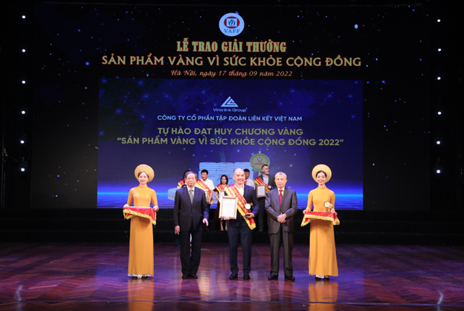 Vinalink Group vinh dự nhận giải thưởng “Sản phẩm vàng vì sức khỏe cộng đồng” năm 2022 - 4