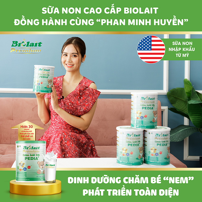 Nhiều sao Việt và các bà mẹ tin chọn sản phẩm dinh dưỡng Biolait – Colos Gold 24h Pedia+ - 1