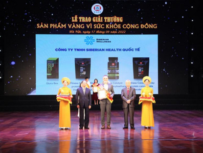 Siberian Wellness – lần thứ bảy nhận giải thưởng “Sản phẩm vàng vì sức khỏe cộng đồng”