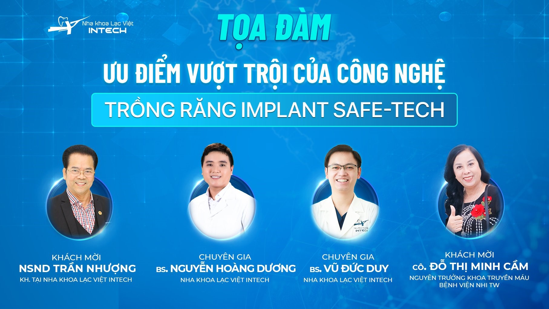 Tọa đàm “Ưu điểm của công nghệ trồng răng implant Safe-tech” - bước tiến mới trong ngành nha khoa thế giới - 1