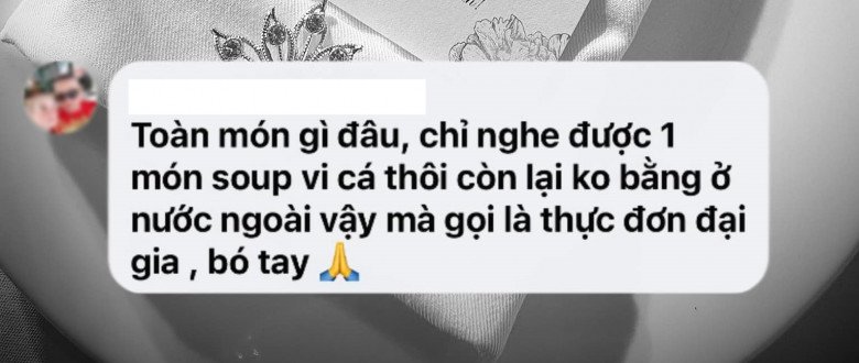 Thực đơn đám cưới "vú em" lương trăm triệu nhà Đoàn Di Băng có 2 món dát vàng, bị chê bà chủ liền lên tiếng - 3