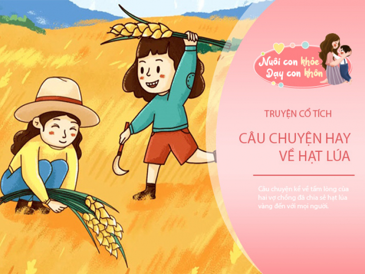 Truyện cổ tích Sự tích hạt lúa