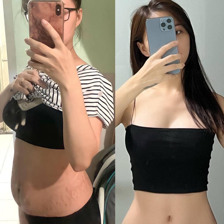 “Tiểu thư giang hồ” VTV ngoài đời là mẹ đơn thân, bầu bí tăng 26kg mà giờ body “mòn con mắt” - 4
