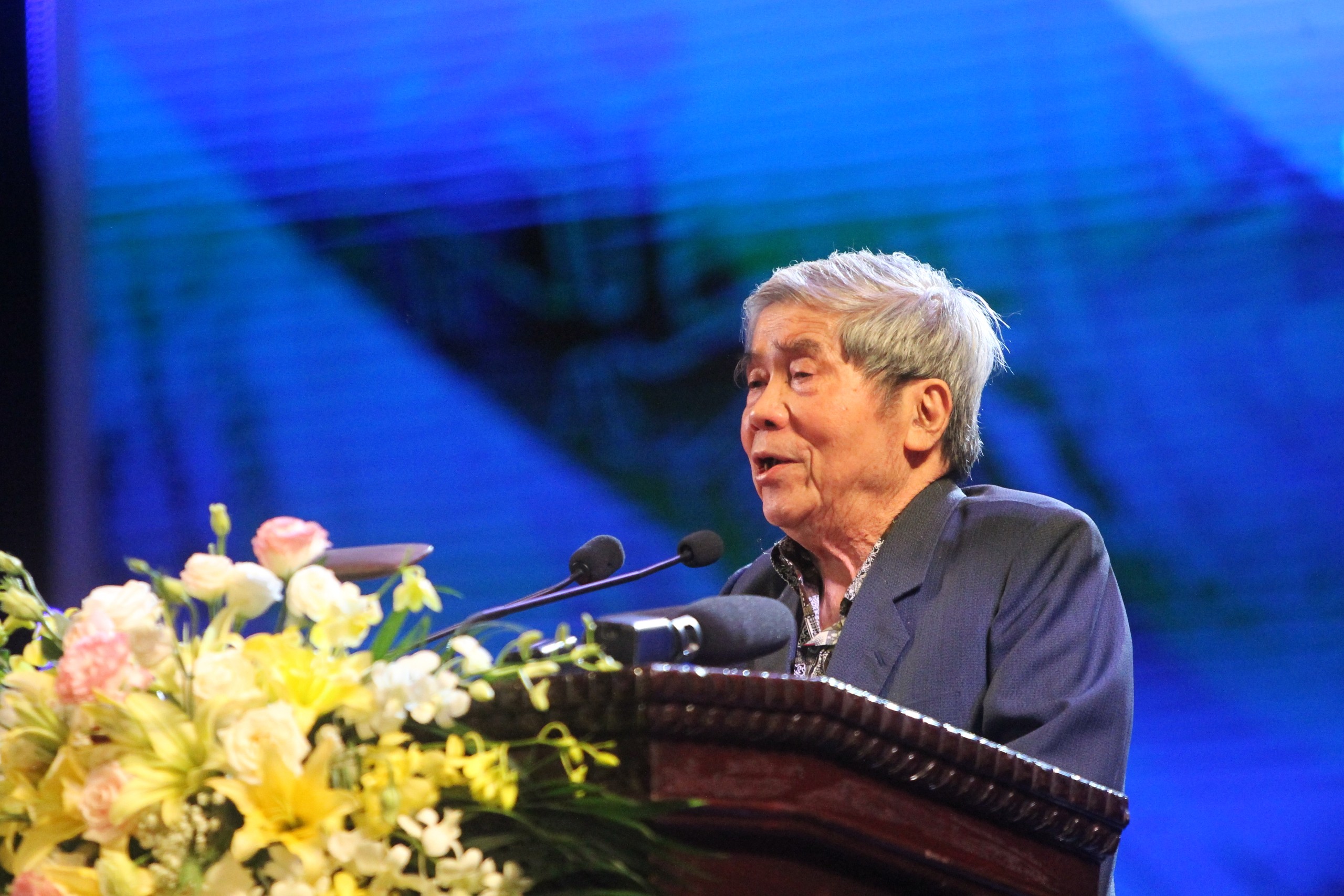 (Ảnh) Lễ kỷ niệm 75 năm thành lập Liên hiệp các Hội Văn học nghệ thuật Việt Nam - 13