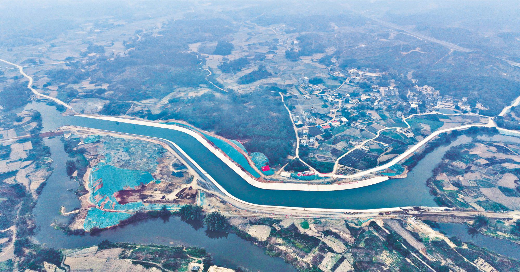 Trung Quốc xây kênh đào lớn nhất trong 700 năm, lượng đất đá gấp 3 lần đập Tam Hiệp - 1