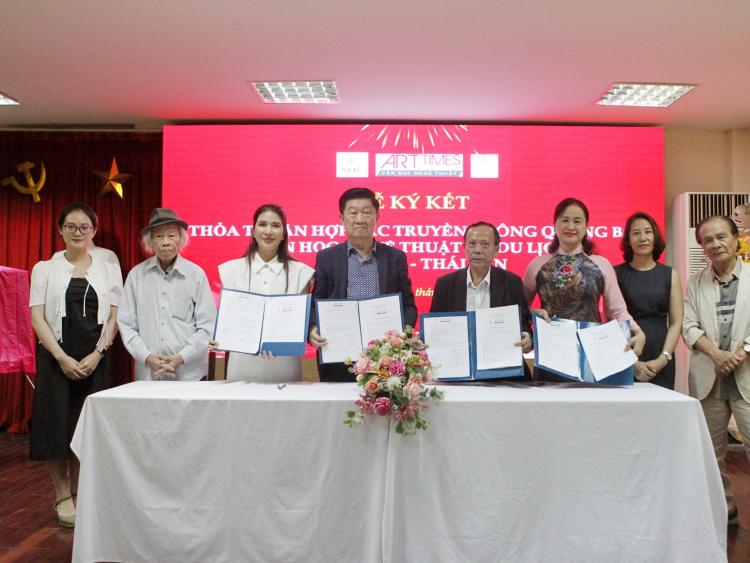 Lễ Ký kết thỏa thuận hợp tác truyền thông quảng bá văn học nghệ thuật và du lịch Việt Nam - Thái Lan