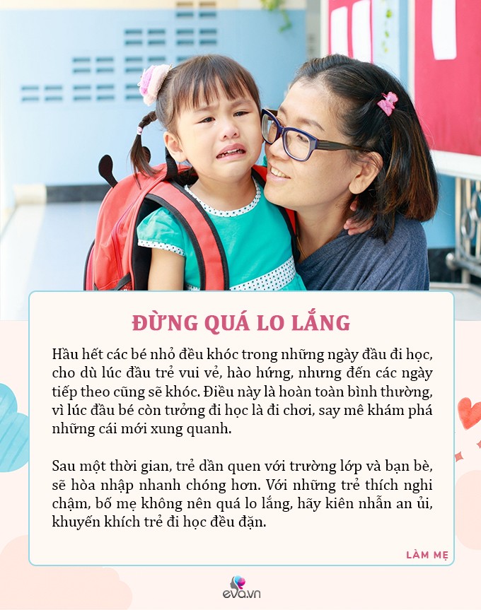 Đưa con đến lớp ngày đầu rồi lén trốn lẳng lặng đi về là quá sai, làm 5 cách này con không khóc đòi mẹ - 3