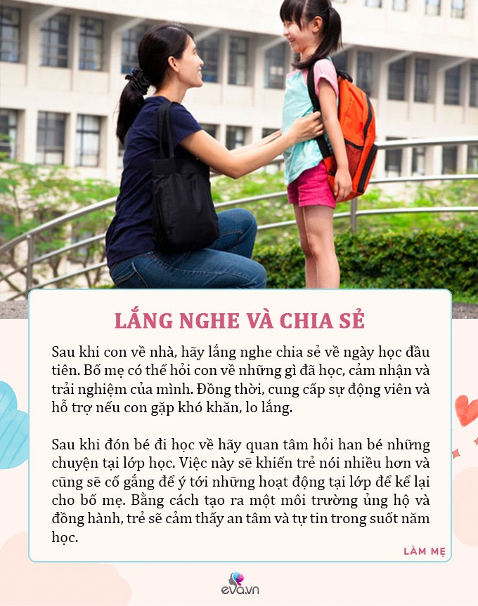 Đưa con đến lớp ngày đầu rồi lén trốn lẳng lặng đi về là quá sai, làm 5 cách này con không khóc đòi mẹ - 5