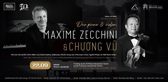 Chuyến lưu diễn của Song tấu piano & violon Pháp - Việt - 1