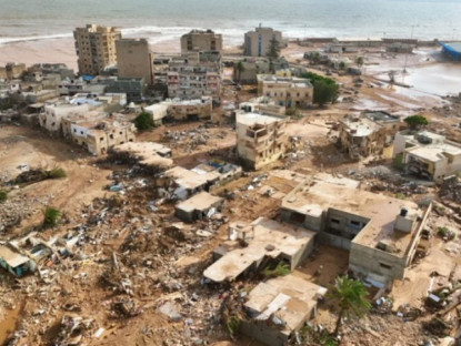 Thế giới - Vỡ đập ở Libya: Tang thương cảnh &quot;1/4 thành phố bị xóa sổ&quot;