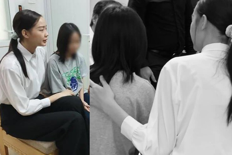 Hoa hậu Bảo Ngọc nhận nuôi bé gái mồ côi trong vụ cháy chung cư mini ở Hà Nội - 1