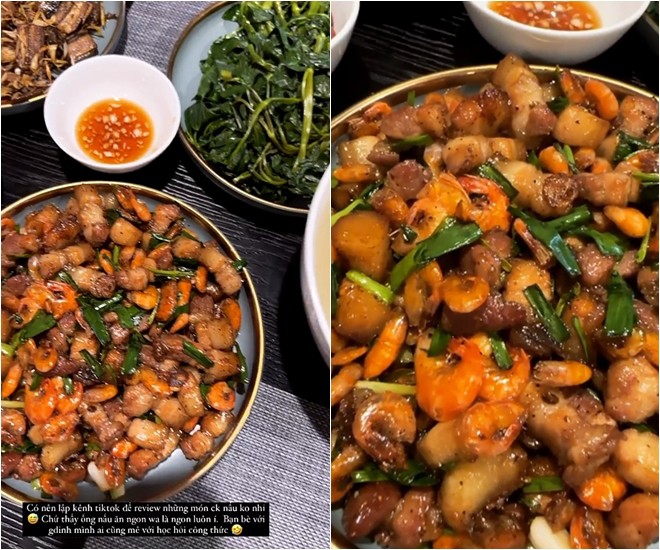&#34;Nàng dâu nghìn tỷ&#34; nịnh chồng vào bếp nấu cơm ngon hơn cả nhà hàng, còn tiết lộ bí quyết để rán đậu giòn tan - 3