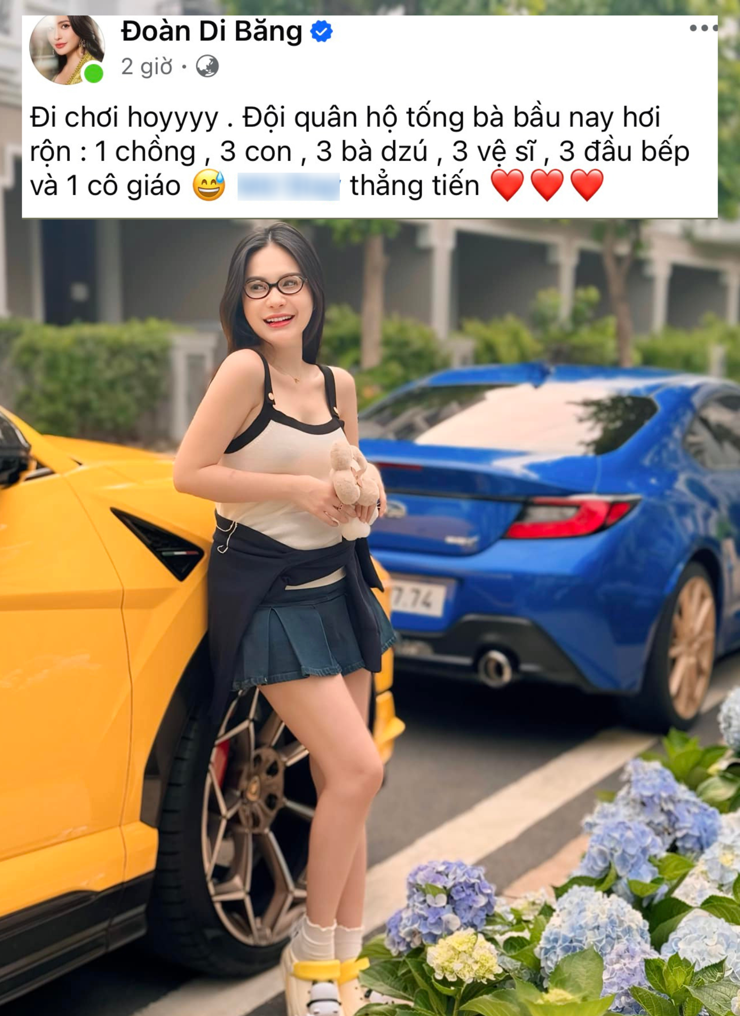 Đoàn Di Băng mang thai quý tử, đi du lịch cũng phải có 3 vệ sĩ và 3 đầu bếp đi cùng - 1