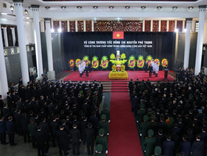 Tin Tức - Toàn văn Lời điếu tại Lễ truy điệu Tổng Bí thư Nguyễn Phú Trọng