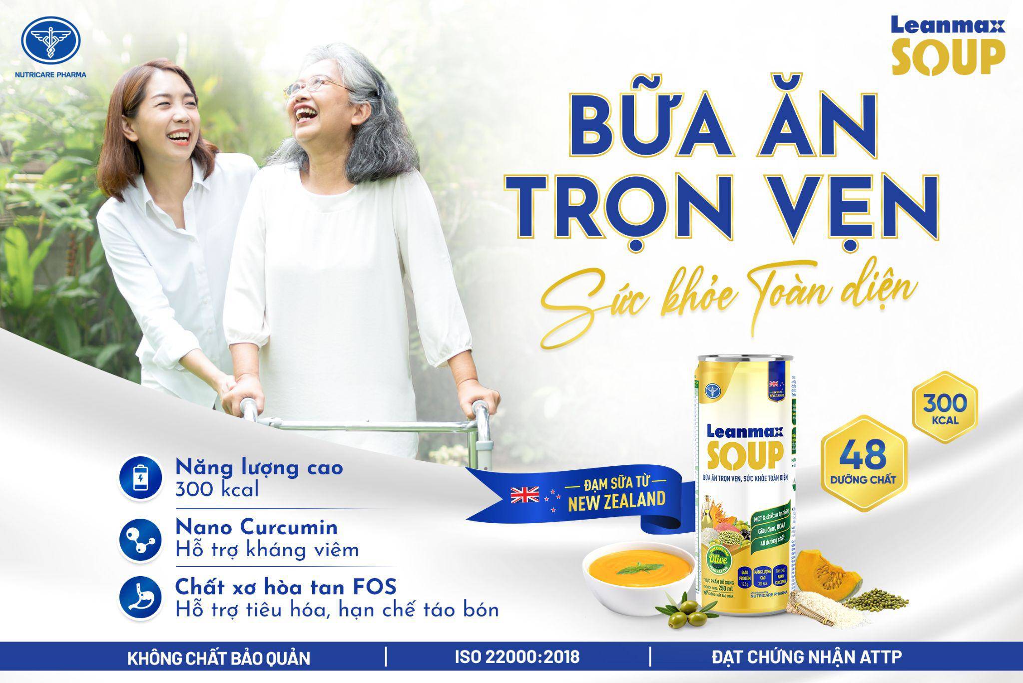 Leanmax Soup - Giải pháp dinh dưỡng tối ưu cho người ốm bệnh và cao tuổi - 3