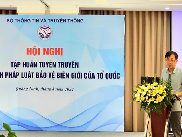 Hội nghị tập huấn chính sách, pháp luật về bảo vệ biên giới của Tổ quốc