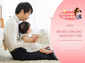 Không chỉ trông cậy vào mỗi mẹ, để nuôi dạy con xuất sắc tài giỏi, các ông bố cũng phải tham gia