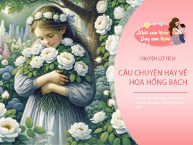 Truyện cổ tích: Sự tích hoa hồng bạch (Hoa hồng trắng)