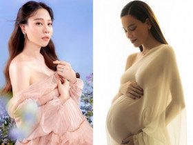 Nhan sắc "1 chín 1 mười" của Hồ Ngọc Hà và Đàm Thu Trang khi mang thai và sau sinh