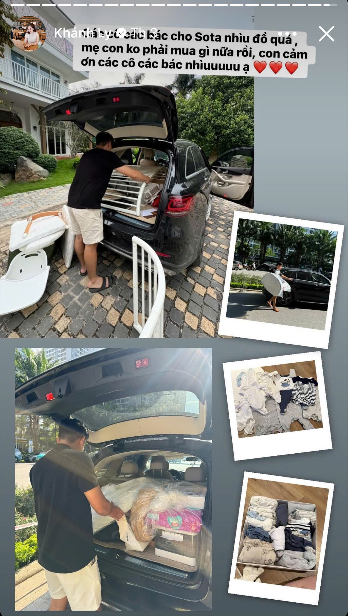 Ly Kute mang thai lần 2 không phải lo sắm đồ cho con, cư dân mạng nhìn hình dự đoán luôn em bé giống bố - 2