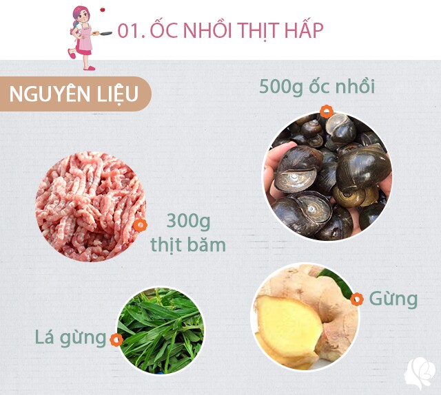 Hôm nay nấu gì: Bữa cơm tối toàn món ốc nhưng không ngán ngấy - 2