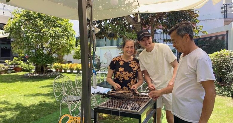Ông chủ biệt thự 40 tỷ của showbiz Việt lái xe gần 200km chỉ để về ăn một món giản dị mẹ nấu - 3