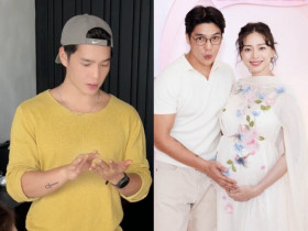 Vợ chồng Ngô Thanh Vân dắt nhau đi học lớp tiền sản, mới buổi đầu mà đã quá sóng gió vì “bàn tay tập gym” của chồng trẻ