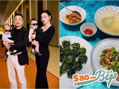 Gia đình - Shark Bình khoe được Phương Oanh làm cho món &quot;rồng xanh búi tó&quot;, &quot;lão Tư tẩm hành&quot;: Dân mạng tranh cãi kịch liệt