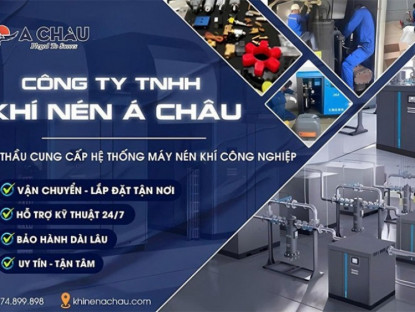 Thông tin doanh nghiệp - Khí nén Á Châu - nhà thầu máy nén khí công nghiệp hàng đầu Việt Nam