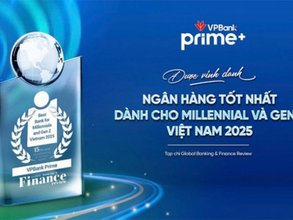 Thông tin doanh nghiệp - Chinh phục thế hệ trẻ, VPBank Prime nhận giải thưởng quốc tế danh giá từ Global Banking Finance Review