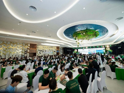 Thông tin doanh nghiệp - Liên minh Sao Vàng Holdings - Cen Land bứt phá mạnh mẽ, &quot;làm nên lịch sử&quot; tại sự kiện ráp căn Vinhomes Golden City
