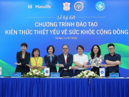 Thông tin doanh nghiệp - Manulife Việt Nam hợp tác với Trường Đại học Y Hà Nội đào tạo kiến thức thiết yếu về sức khoẻ cho đại lý