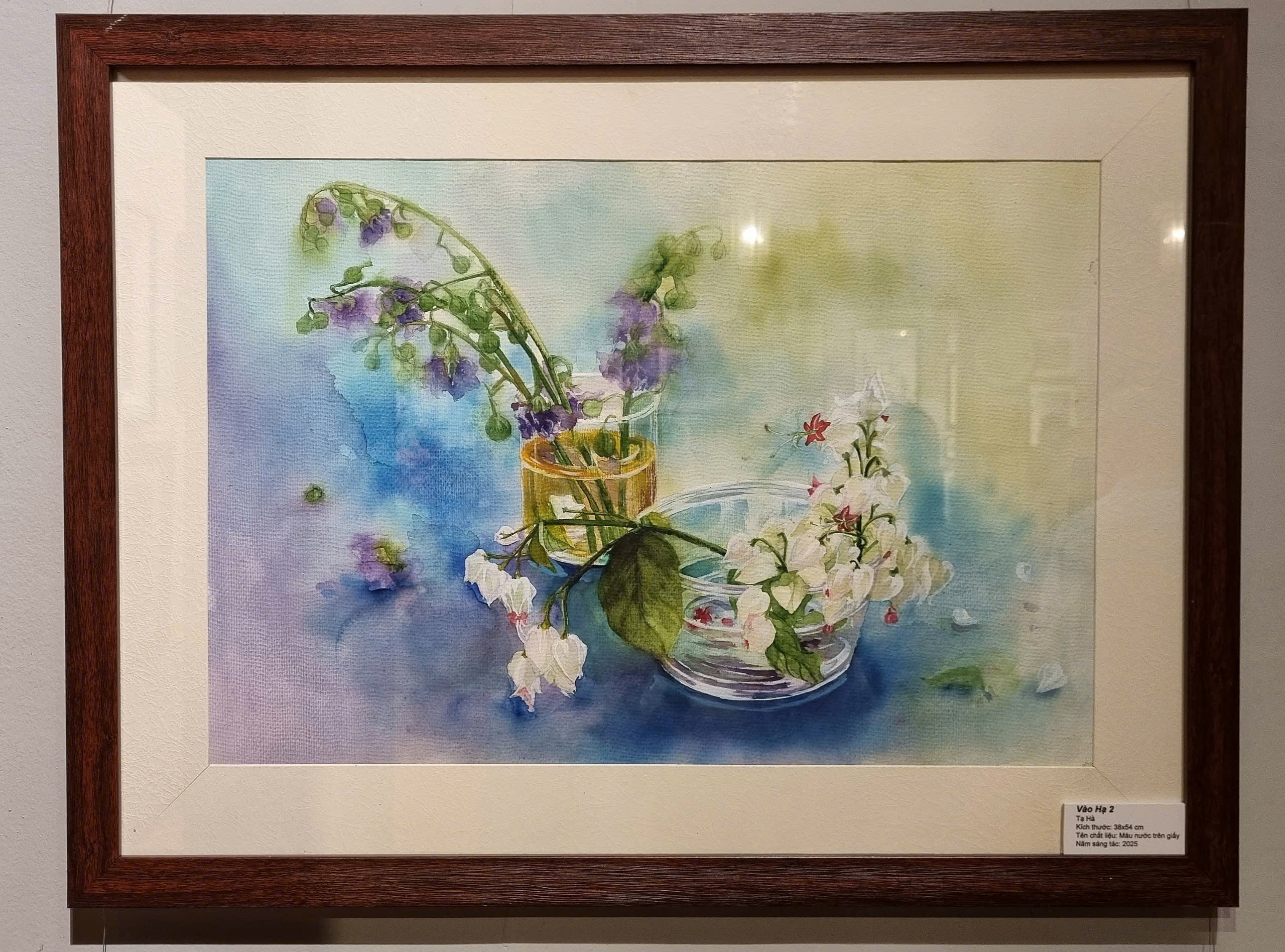 Triển lãm “Nối” - Cây cầu lan tỏa vẻ đẹp của tranh màu nước đến với cộng đồng - 11