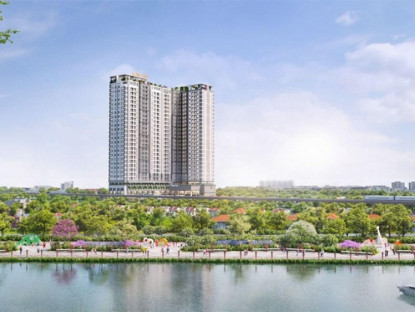 Thông tin doanh nghiệp - Xuất hiện căn hộ 4 mặt view sông ngay mặt tiền Quốc lộ 13, giá chỉ từ 36,8 triệu đồng/m²