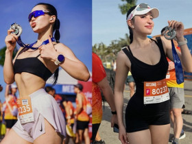 Người đẹp gymer gây ồn ào làng chạy bộ VN:  Trâm Anh tranh cãi, Ngọc Lan thân hình “vệ nữ”