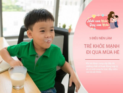 Gia đình - Mùa hè nắng nóng, nhanh chóng làm 5 điều sau sẽ không lo con bị ốm