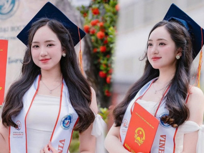 Giải trí - Đi nhận bằng tốt nghiệp, nữ sinh xứ Nghệ bất ngờ nổi tiếng vì quá xinh