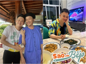 Em trai ruột Hoài Linh khoe bữa cơm tự nấu ngày mưa nhưng người quen nghi ngờ một điều