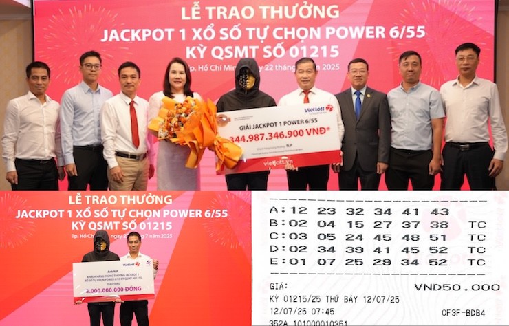 Người trúng giải xổ số điện toán hơn 344 tỷ đồng "thấy run, không ăn nổi cơm" - 1