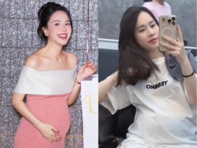 MC xinh đẹp VTV sắp đẻ vẫn bình tĩnh đi cắt tóc làm nail, thăm công trình đang sửa để sẵn sàng đón công chúa